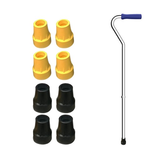 Pieces 8inch rubber cane - 4, 7/8inch