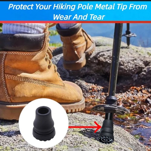 Rubber cane tip - rubber,