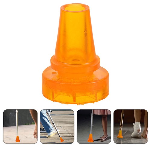 Reusable orange plastic crutch - reusable,