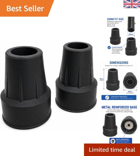 Metal reinforced 22mm black - reinforced,